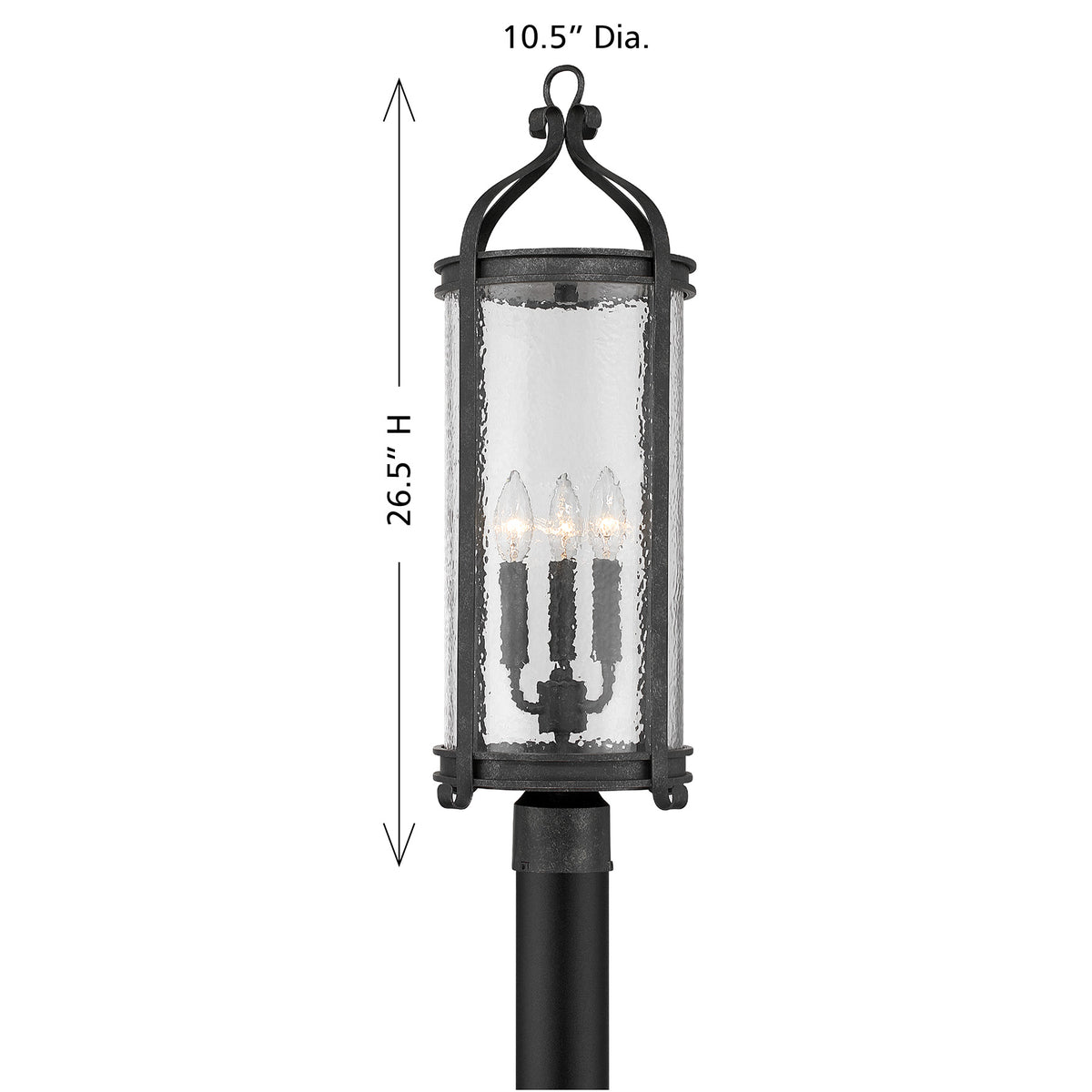 Savoy House 5-115-337 Preston Outdoor Post Lantern in Iron Oxide