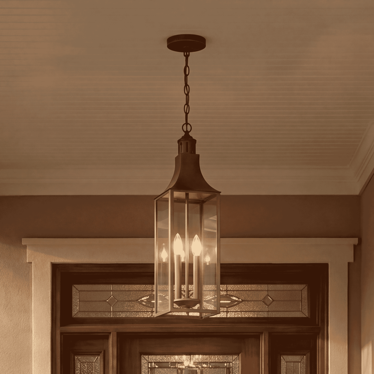 Savoy House 5-220-273 Lancaster Outdoor Hanging Lantern in Atlas Bronze