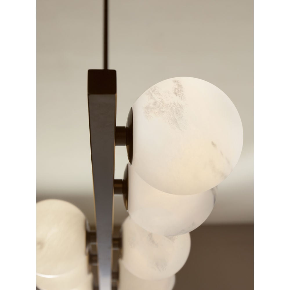 Fredrick Ramond FR41909BX Selene Linear Chandelier in Black Oxide
