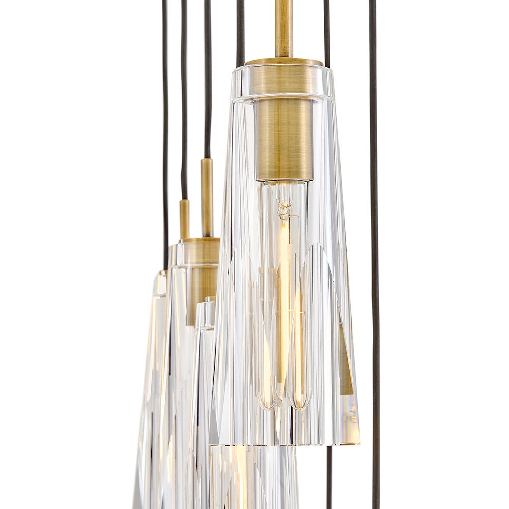 Fredrick Ramond FR31105HBR-CL Cosette Crystal Linear en laiton Heritage