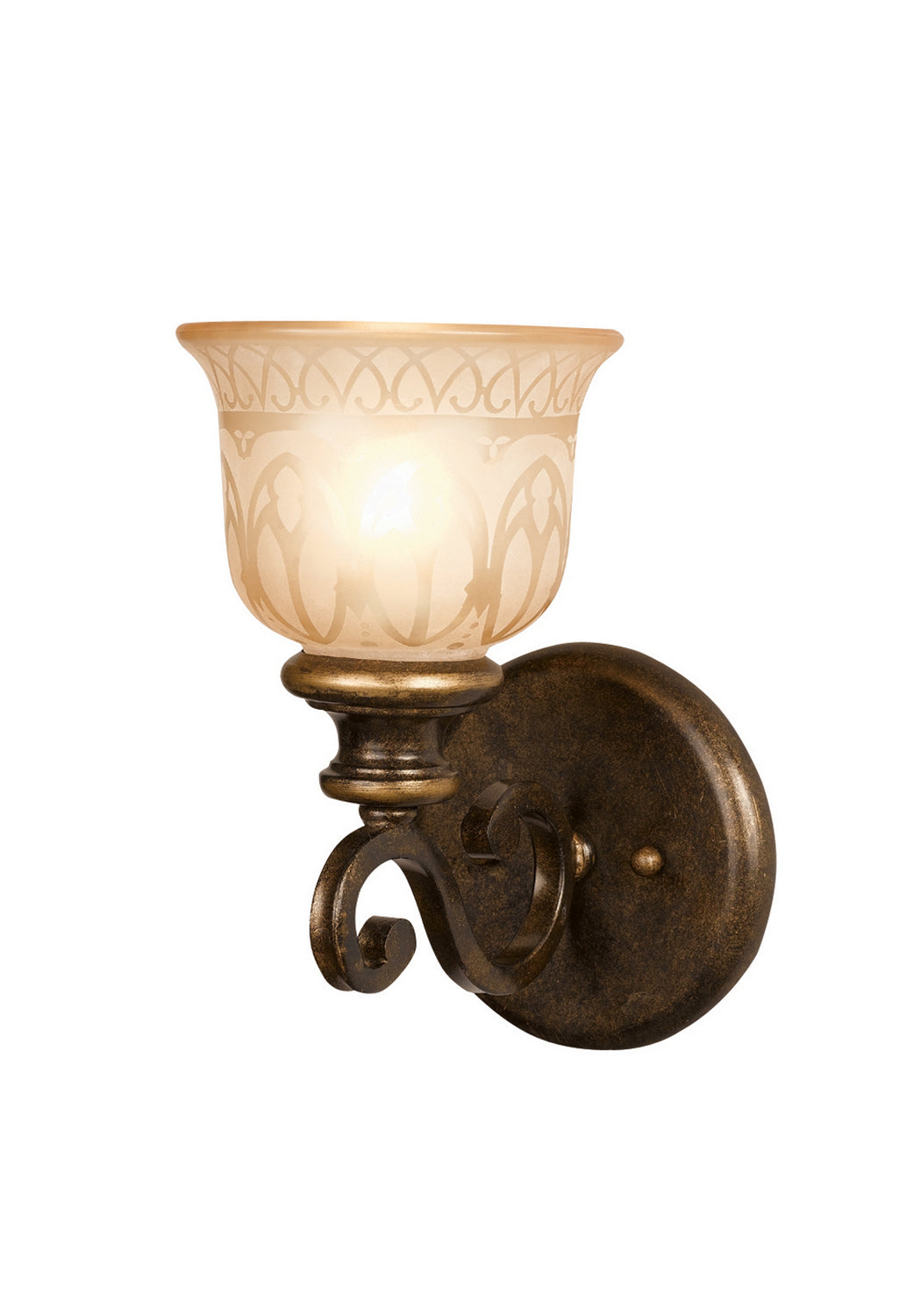 Crystorama - 7401-BU - Une lampe Murale - Norwalk - Bronze Umber