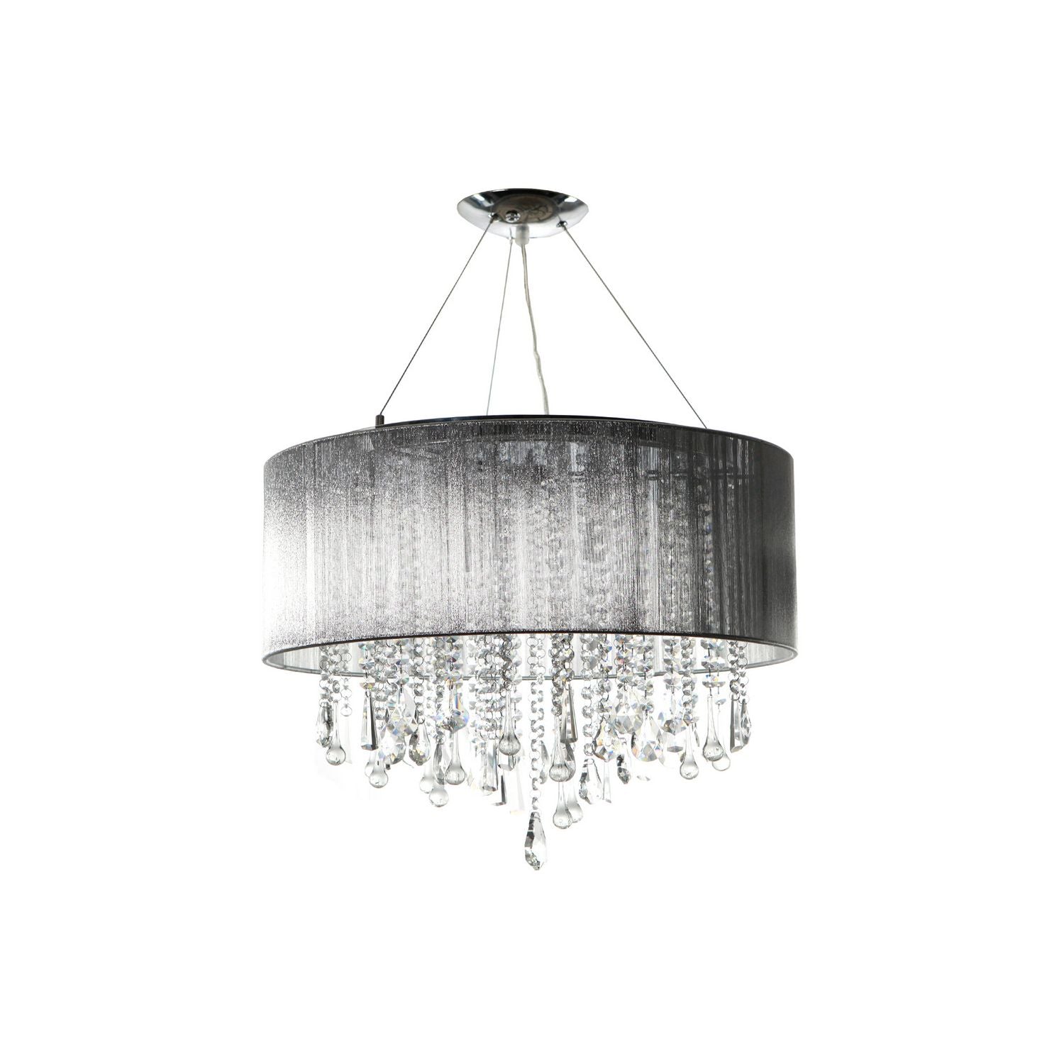 Avenue Lighting - HF1500-SLV - LED Dual Sconce - Beverly Dr. - Silver Silk String