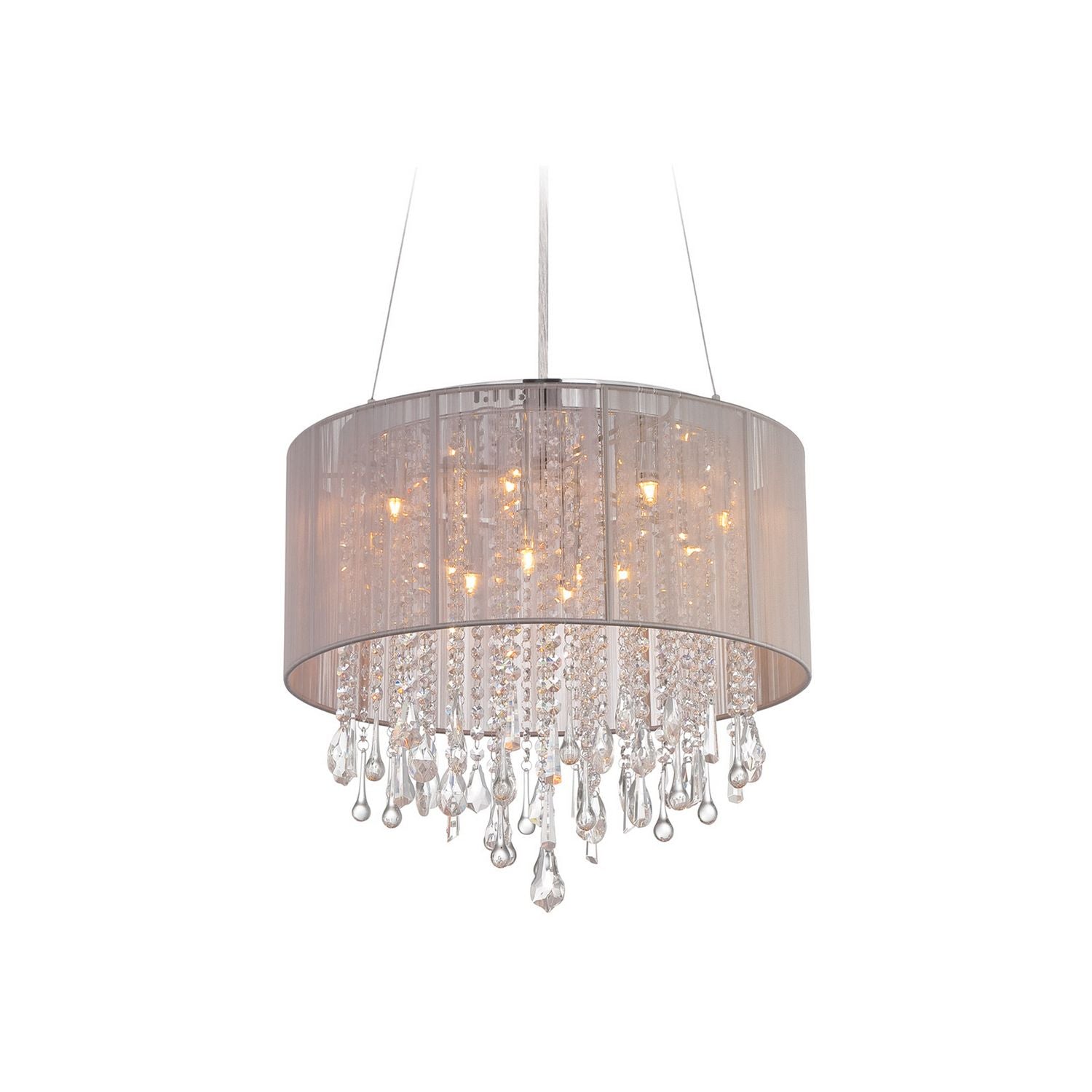 Avenue Lighting - HF1500-TP - LED Dual Sconce - Beverly Dr. - Taupe Silk String