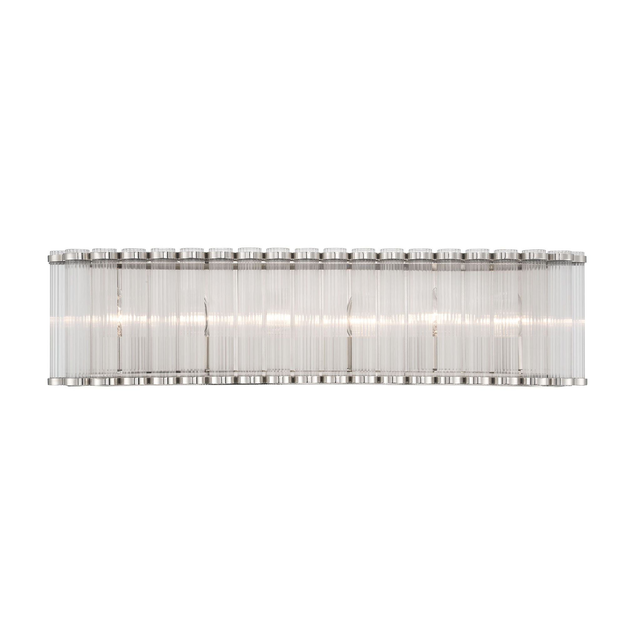 Eurofase 50043-026 Glasbury Vanity in Polished Nickel