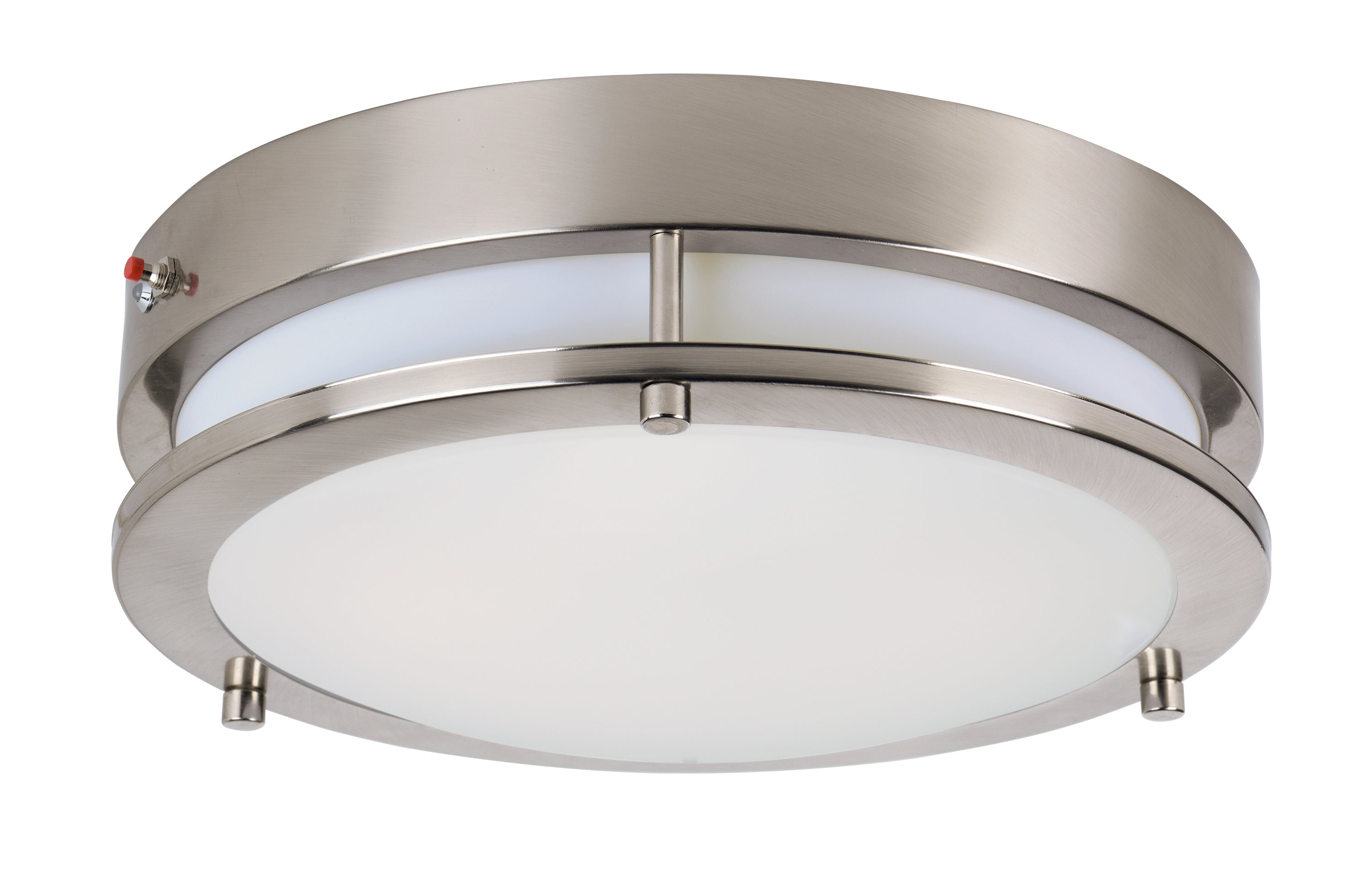 Éclairage linéaire LED en saillie Maxim Lighting 55546WTSN avec protection contre les interférences électromagnétiques, finition nickel satiné