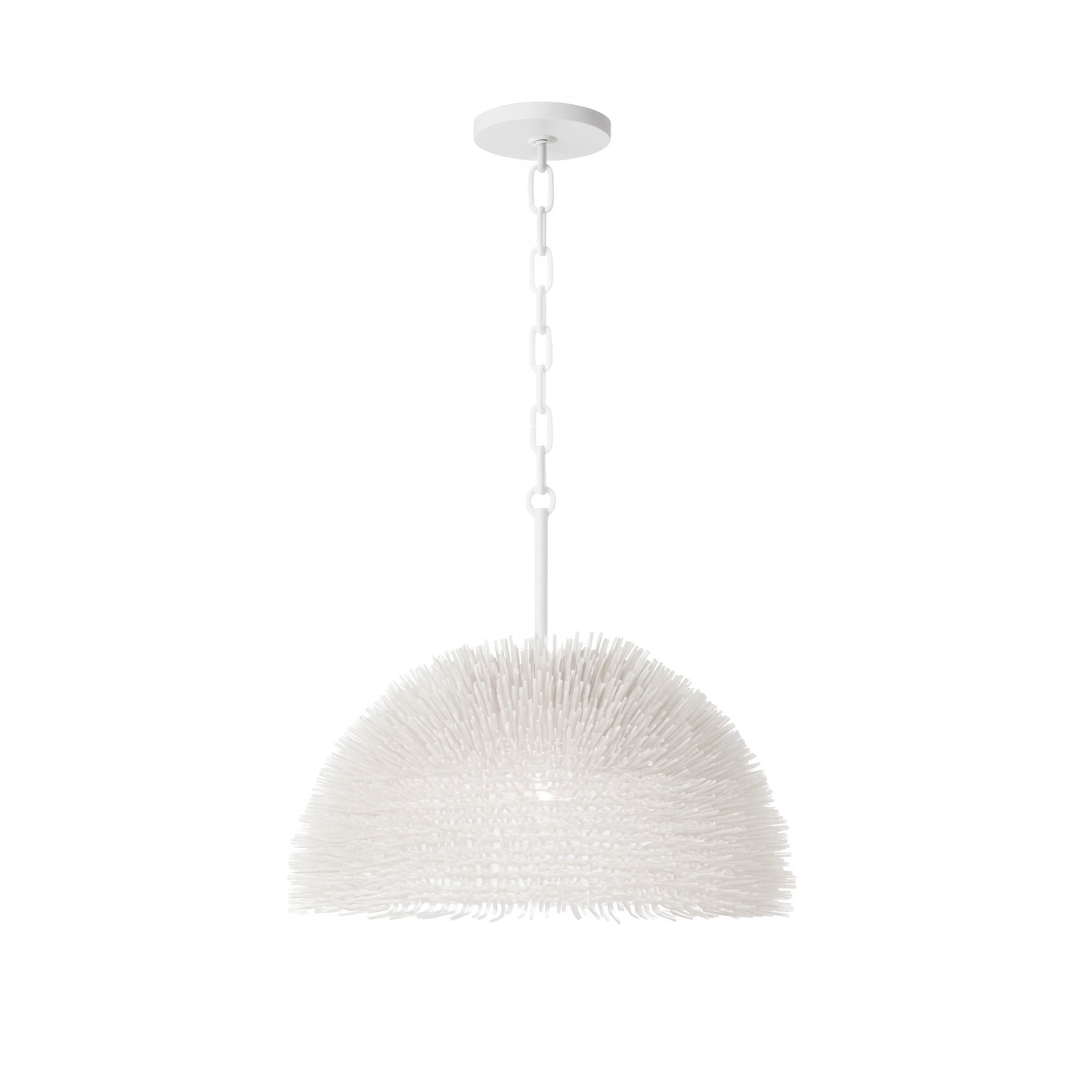 Varaluz - 569P01WH - Une lumière Suspension - Oursin - Blanc