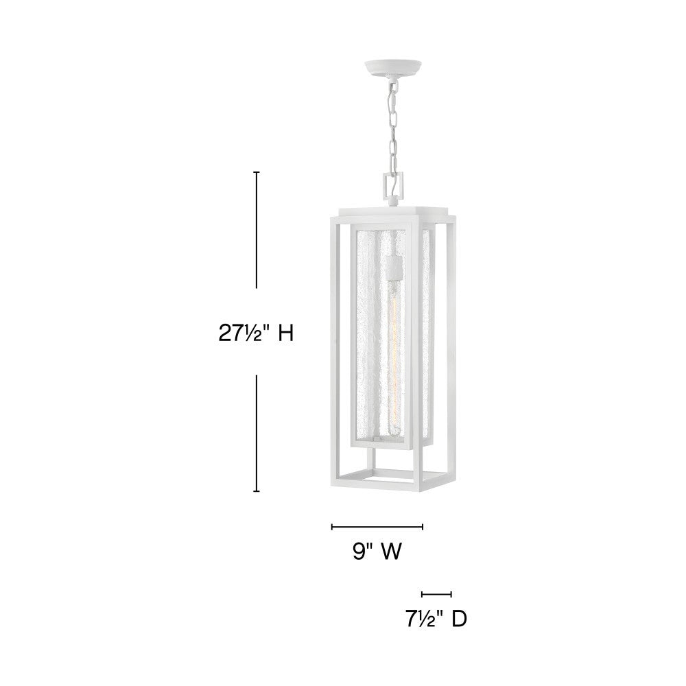 Hinkley Lighting 1006TW Republic Hanging Lantern in Textured White