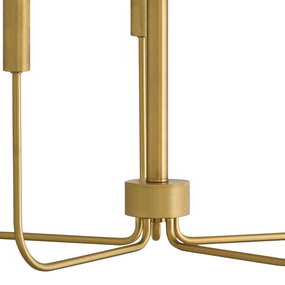 Lark 83634LCB Austen Rope Wrapped Chandelier in Lacquered Brass