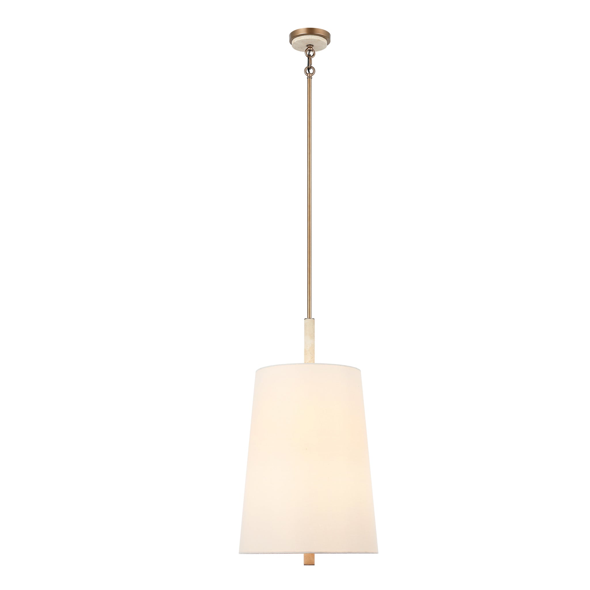 Varaluz - 576F04BG - Six Lumières Suspension - Rockford - Brontourage/Travartine