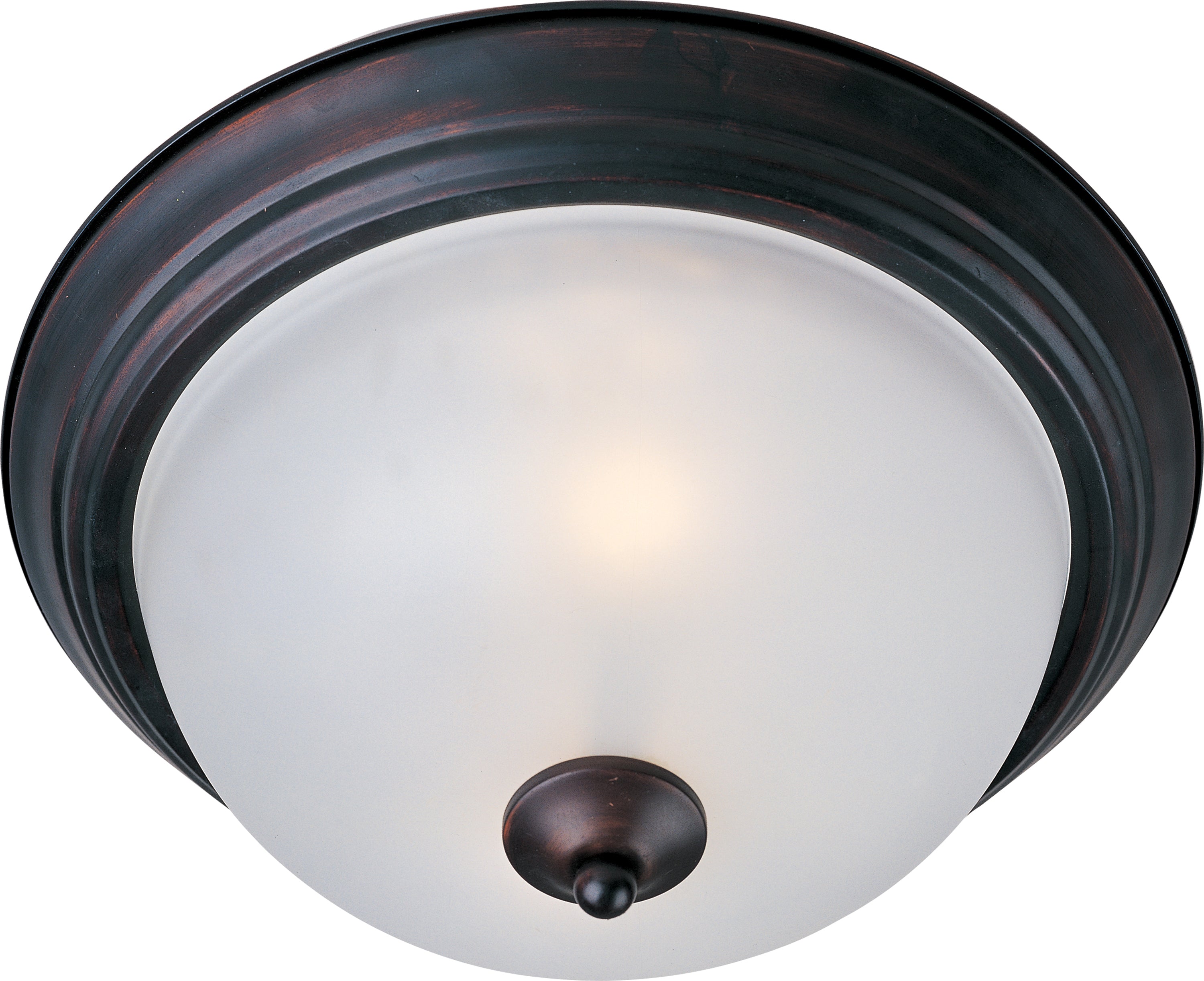Maxim Lighting 5840FTOI Essentials One-Light Plafonnier (5840) en bronze huilé
