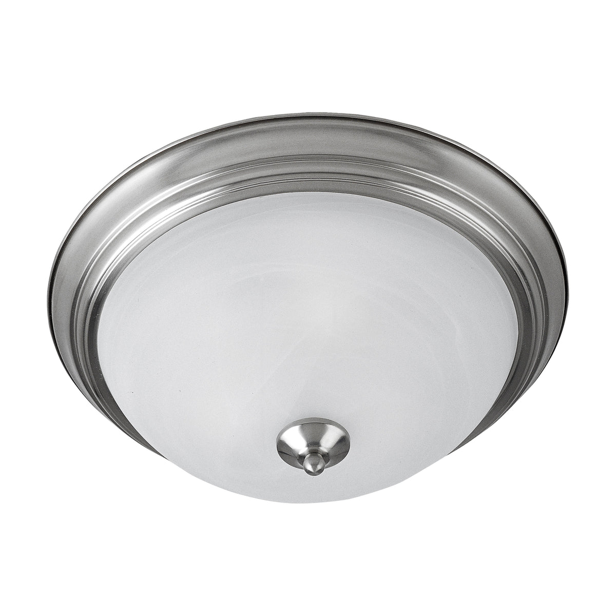 Lampe à trois lumières Maxim Lighting 5842MRSN Essentials Plafonnier (5842) en nickel satiné