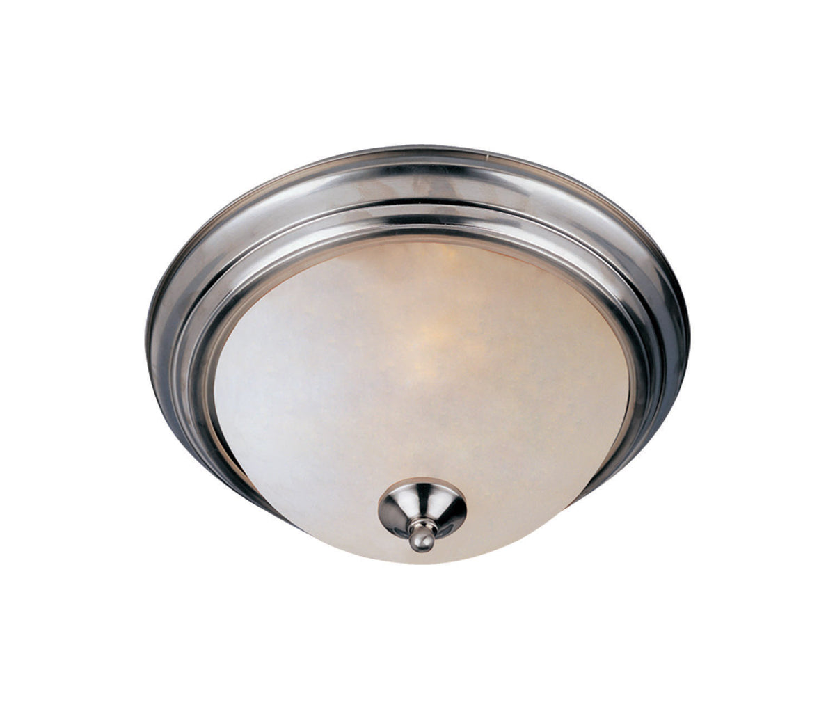 Lampe Maxim Lighting 5849FTSN Essentials à deux lampes Plafonnier (5849) en nickel satiné