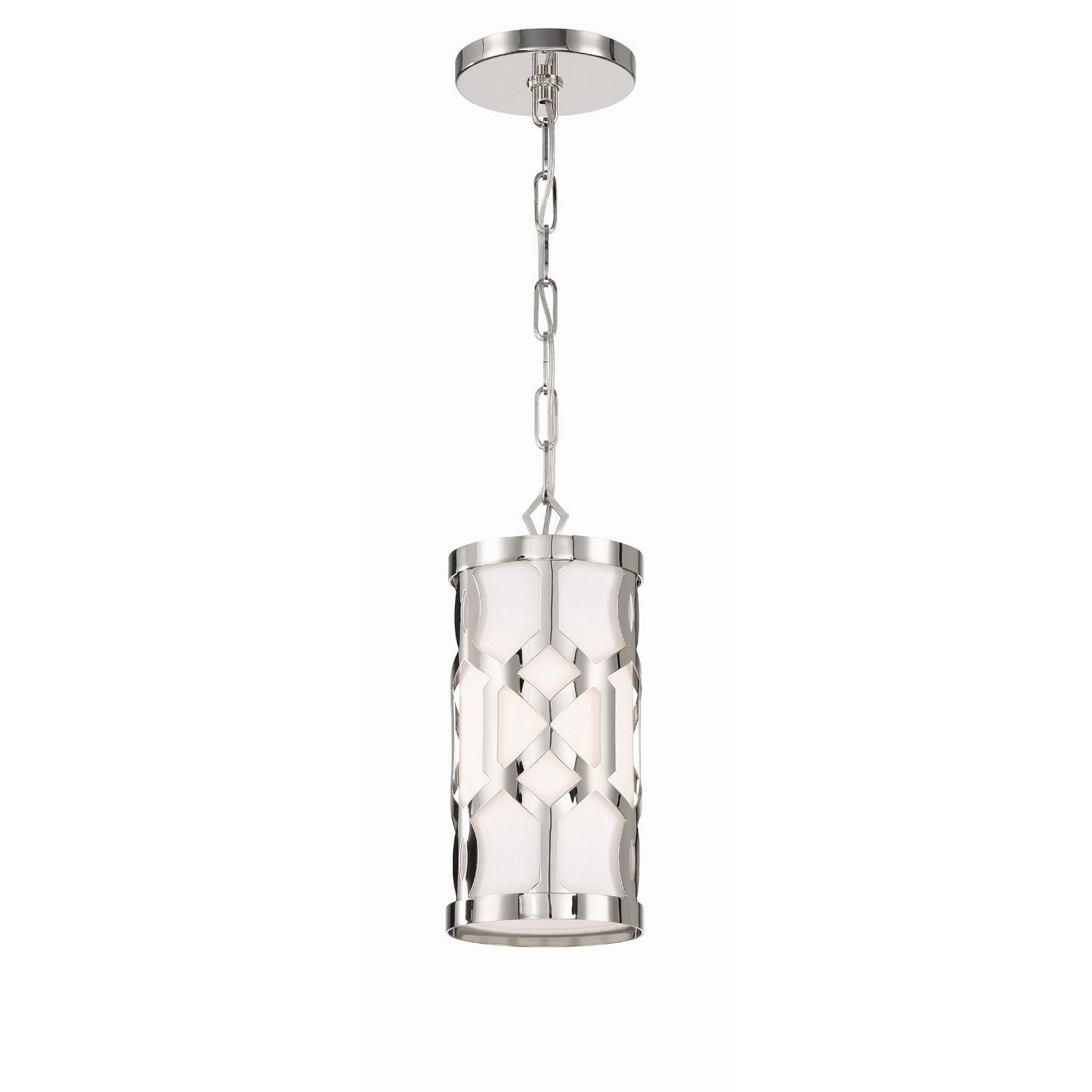 Crystorama - 2260-PN - Une lampe Suspension - Jennings - Nickel poli