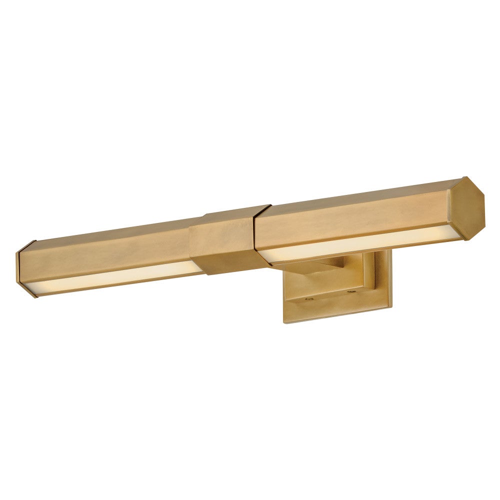 Applique murale LED Facet Hinkley Lighting 46983HB en laiton Heritage