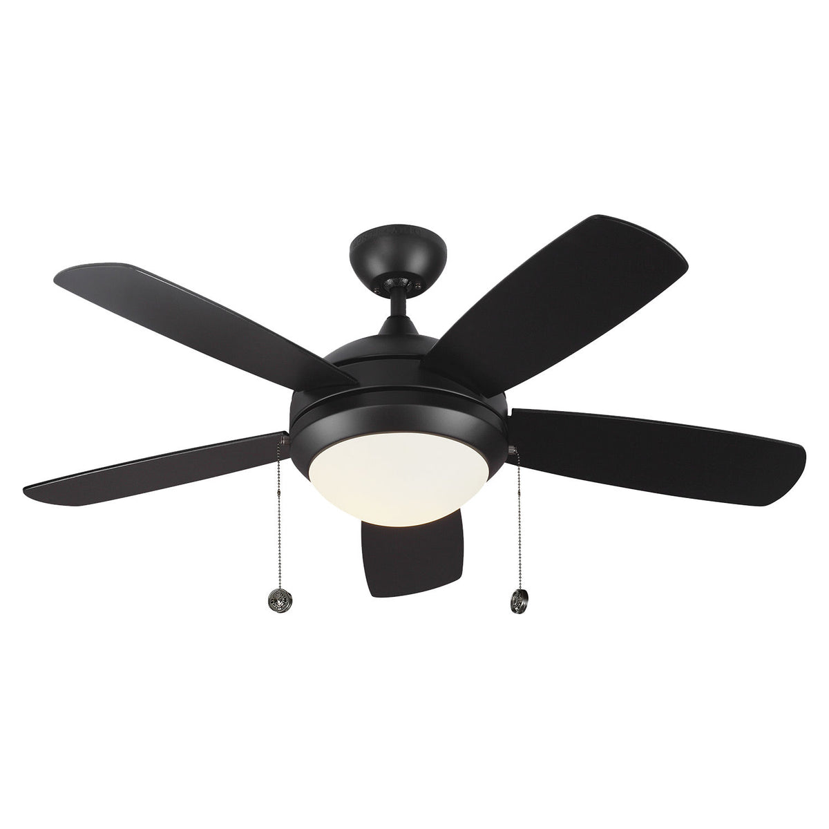Visual Comfort Fan Collection 5DIC44BKD-V1 Discus Classic 44" LED Ceiling Fan