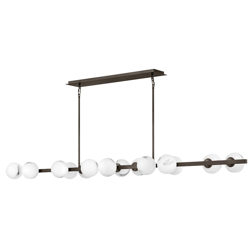 Fredrick Ramond FR41909BX Selene Linear Chandelier in Black Oxide