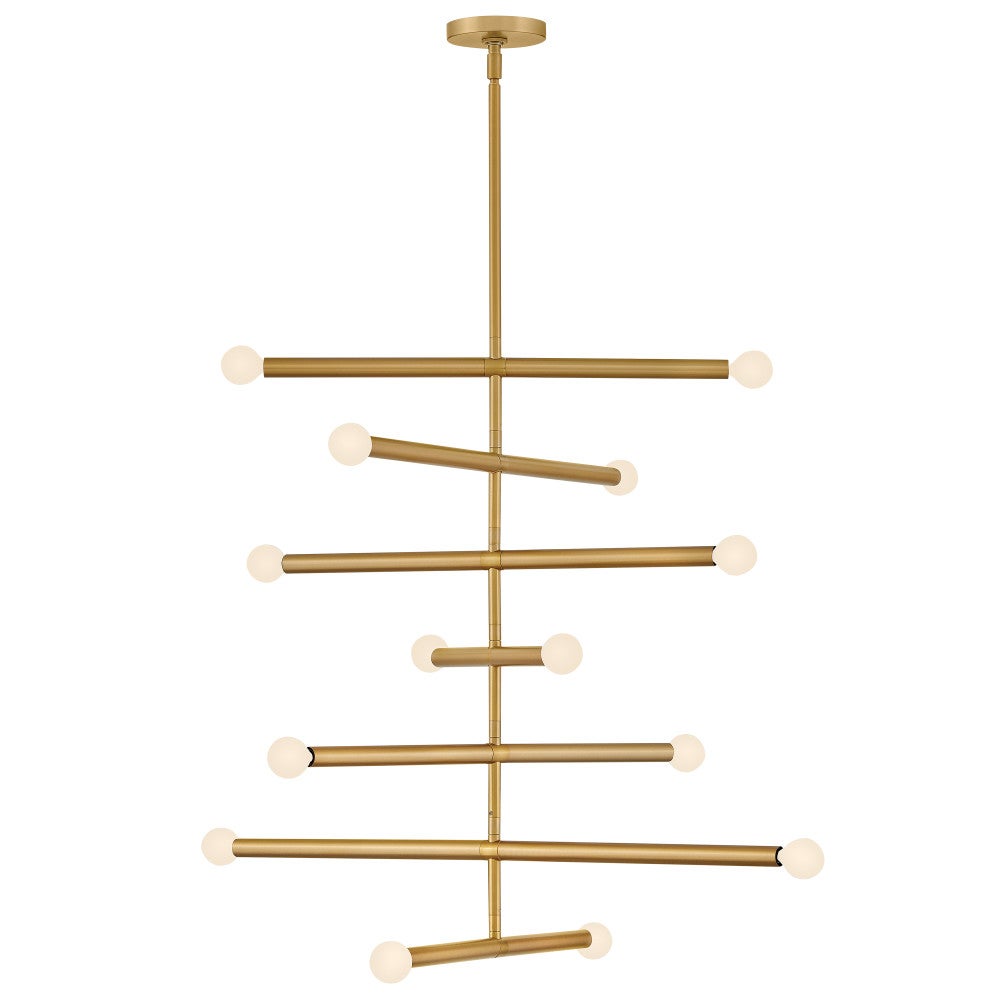 Lark 83199LCB Millie Multi Tier in Lacquered Brass
