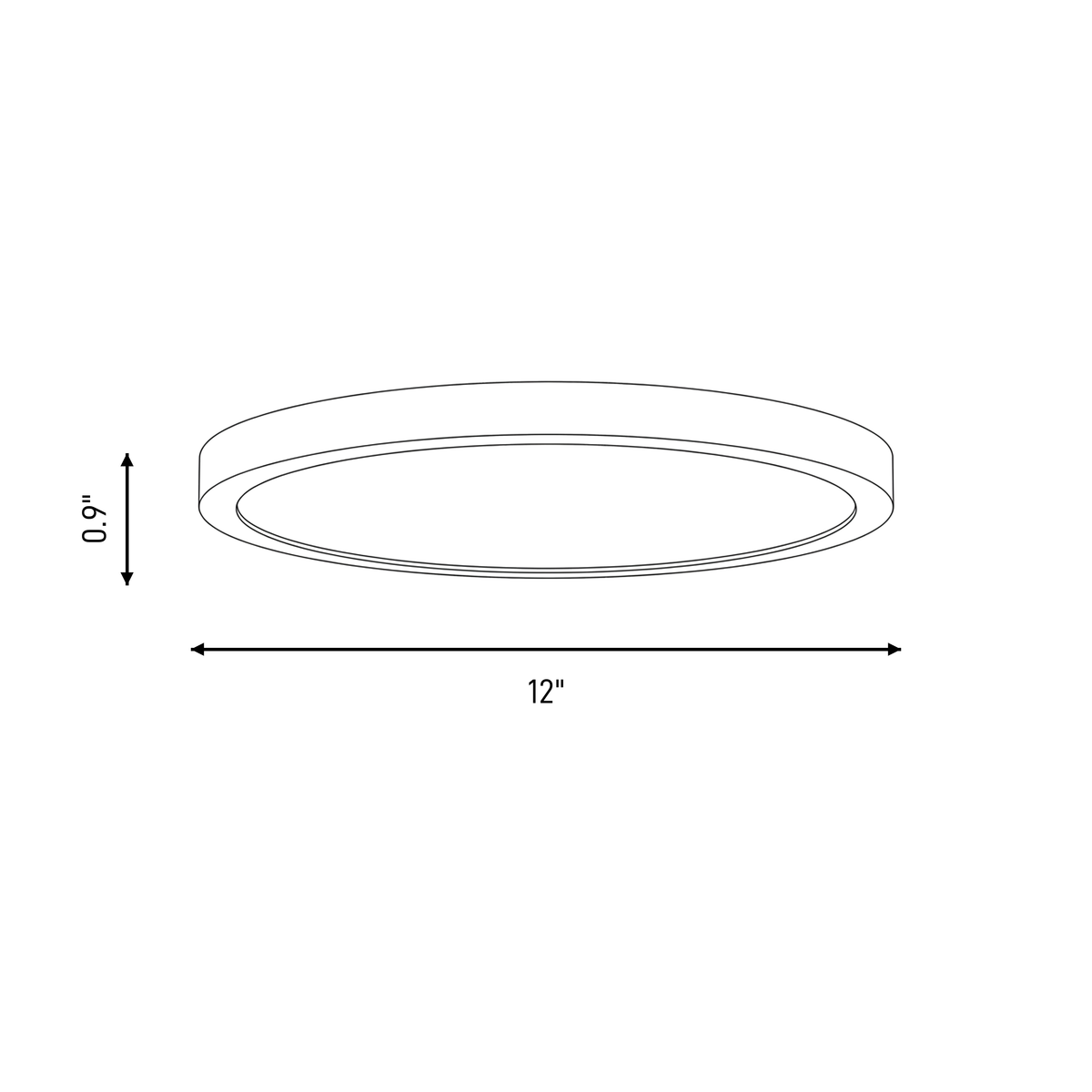 Savoy House 6-3333-12-WH LED Flush Mount in White