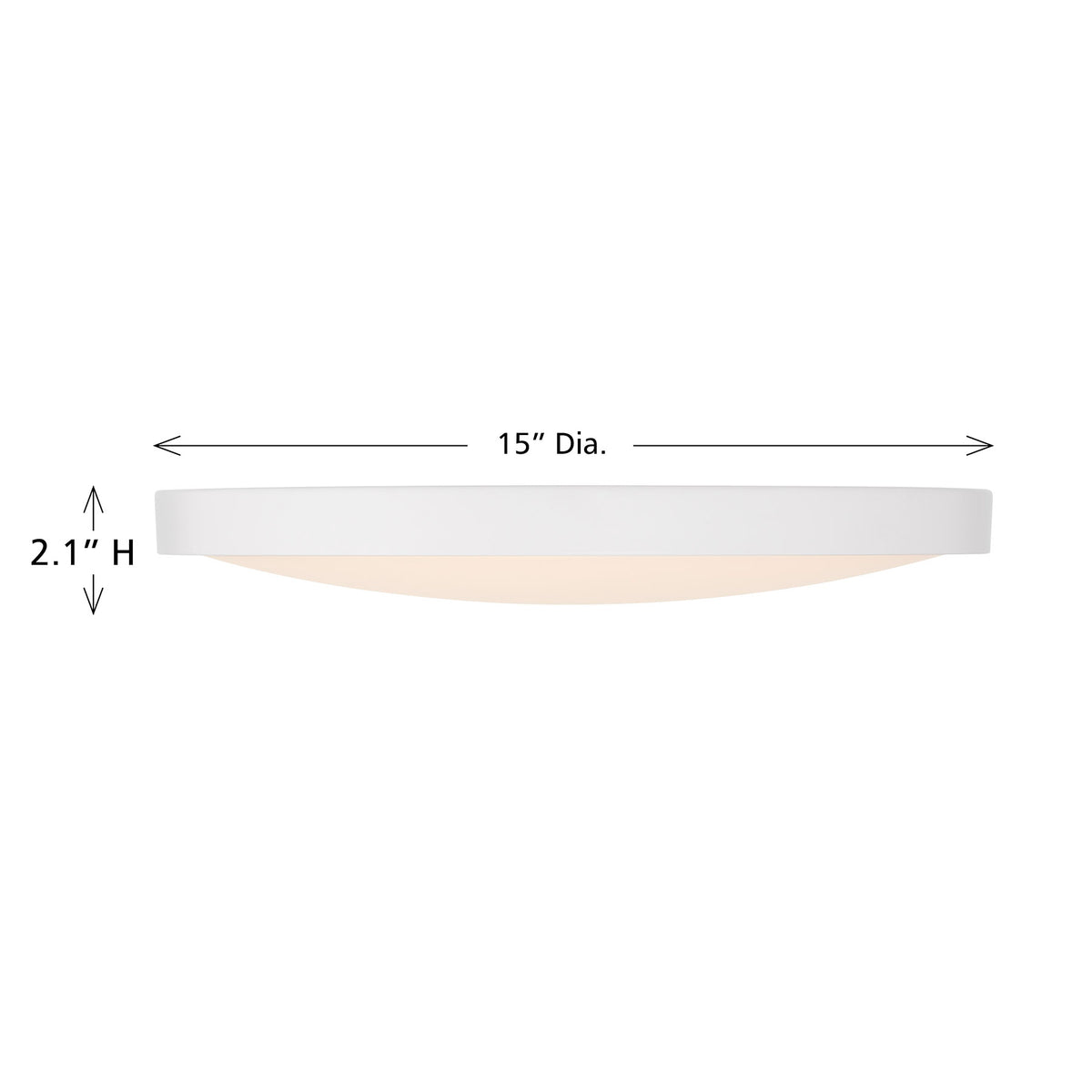 Savoy House 6-3333-15-WH LED Flush Mount in White