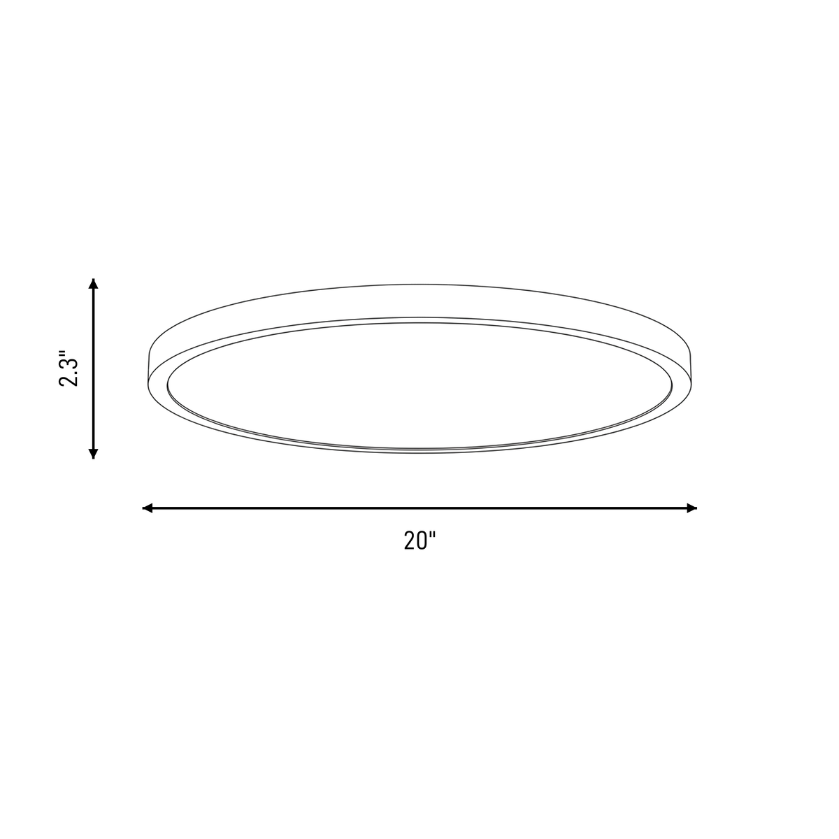 Savoy House 6-3333-20-WH LED Flush Mount in White
