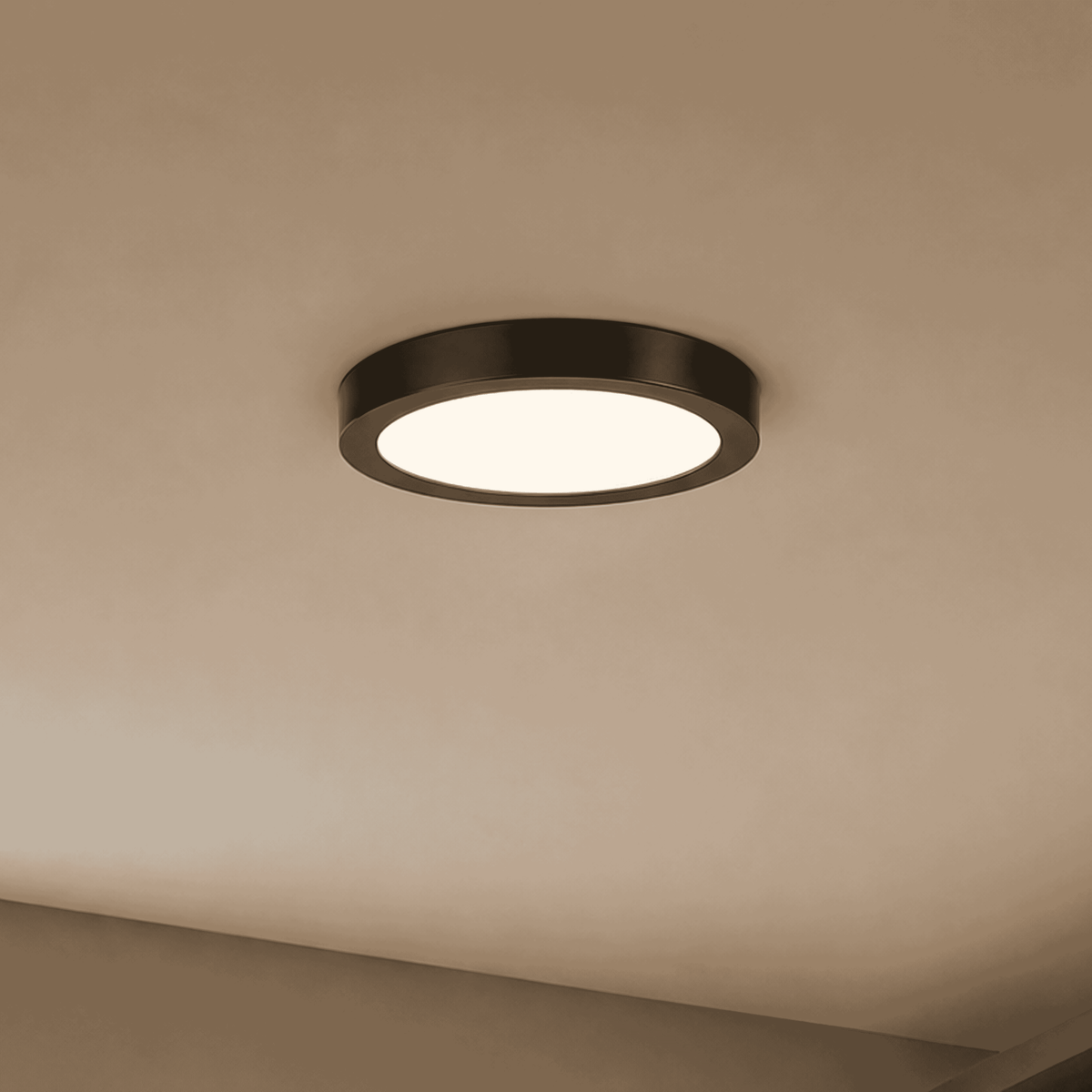 Savoy House 6-3333-7-BK LED Flush Mount in Black