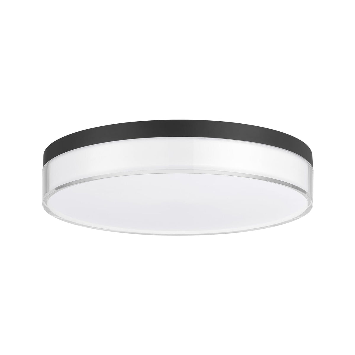 Savoy House 6-4444-11-BK Clarion 5CCT LED Acrylic Ceiling Light in Black