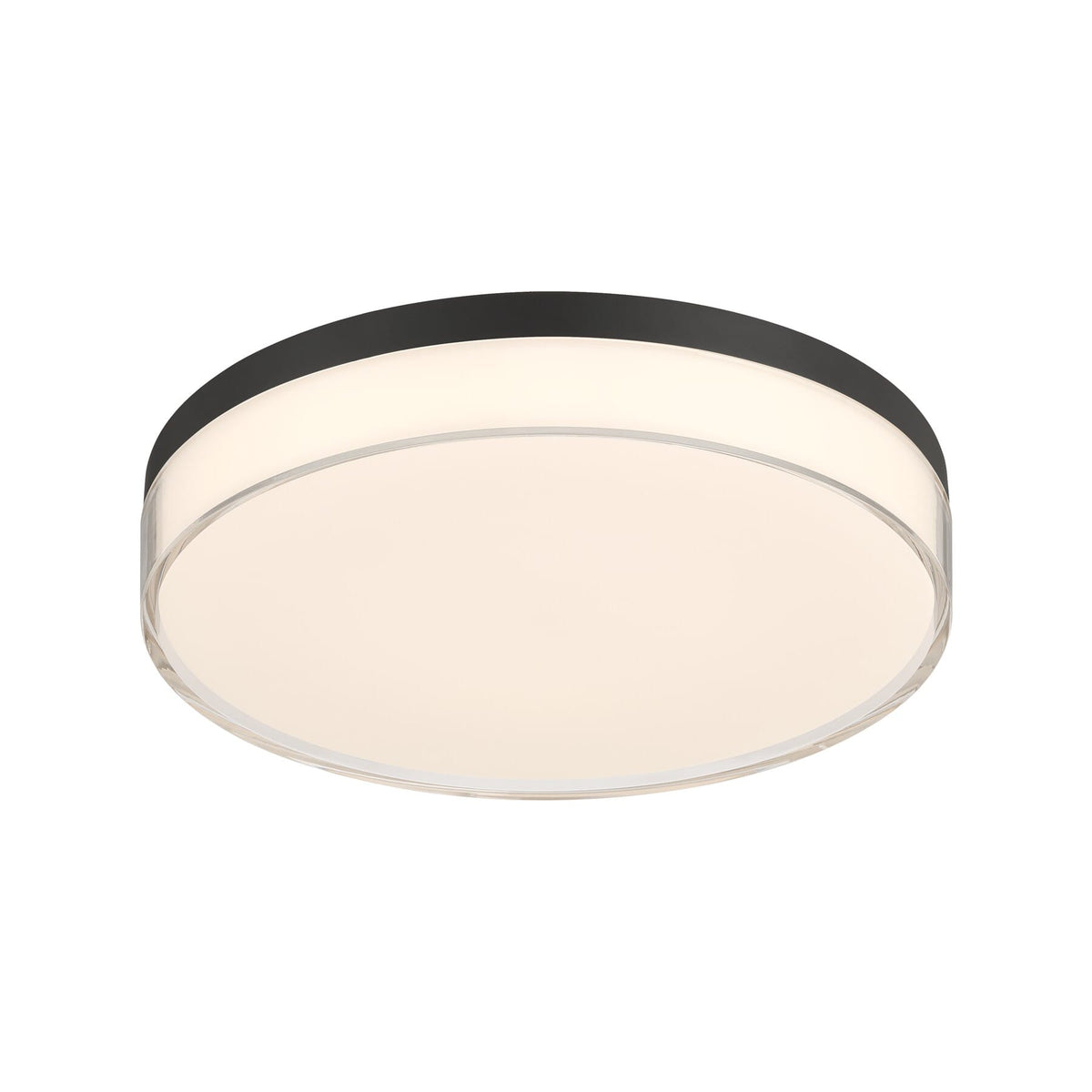 Savoy House 6-4444-11-BK Clarion 5CCT LED Acrylic Ceiling Light in Black