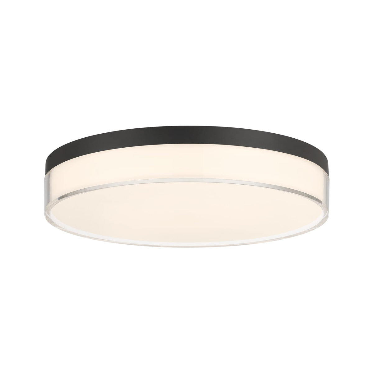 Savoy House 6-4444-11-BK Clarion 5CCT LED Acrylic Ceiling Light in Black