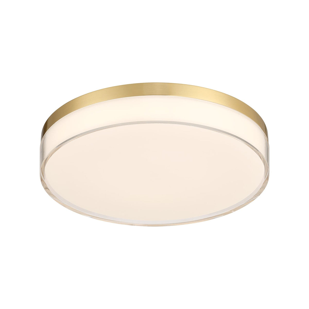 Savoy House 6-4444-11-BR Clarion 5CCT LED Acrylic Ceiling Light in Brass