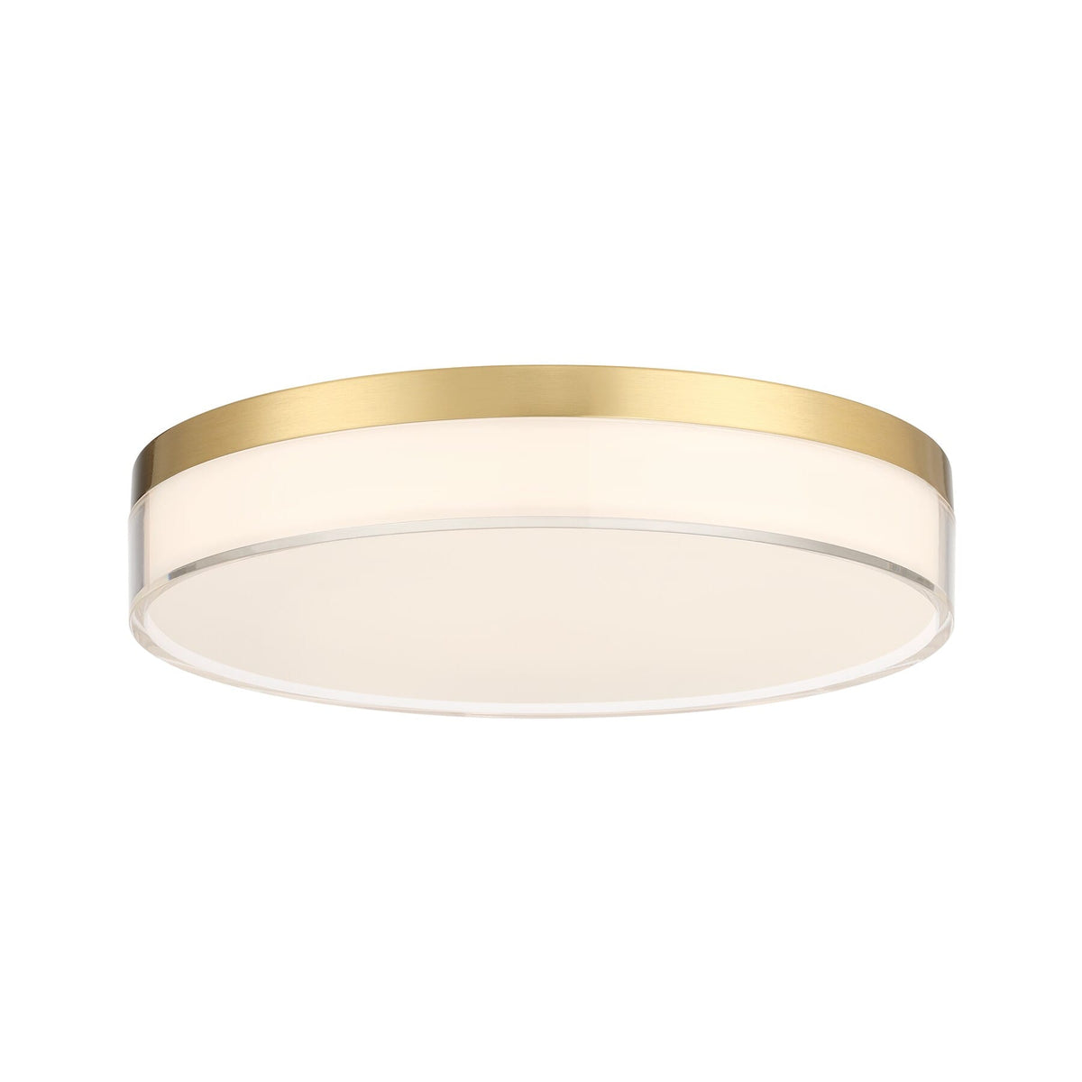 Savoy House 6-4444-11-BR Clarion 5CCT LED Acrylic Ceiling Light in Brass