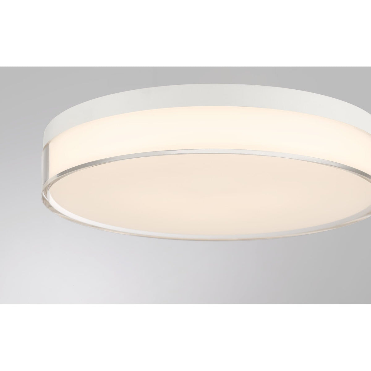 Savoy House 6-4444-11-WH Clarion 5CCT LED Acrylic Ceiling Light in White