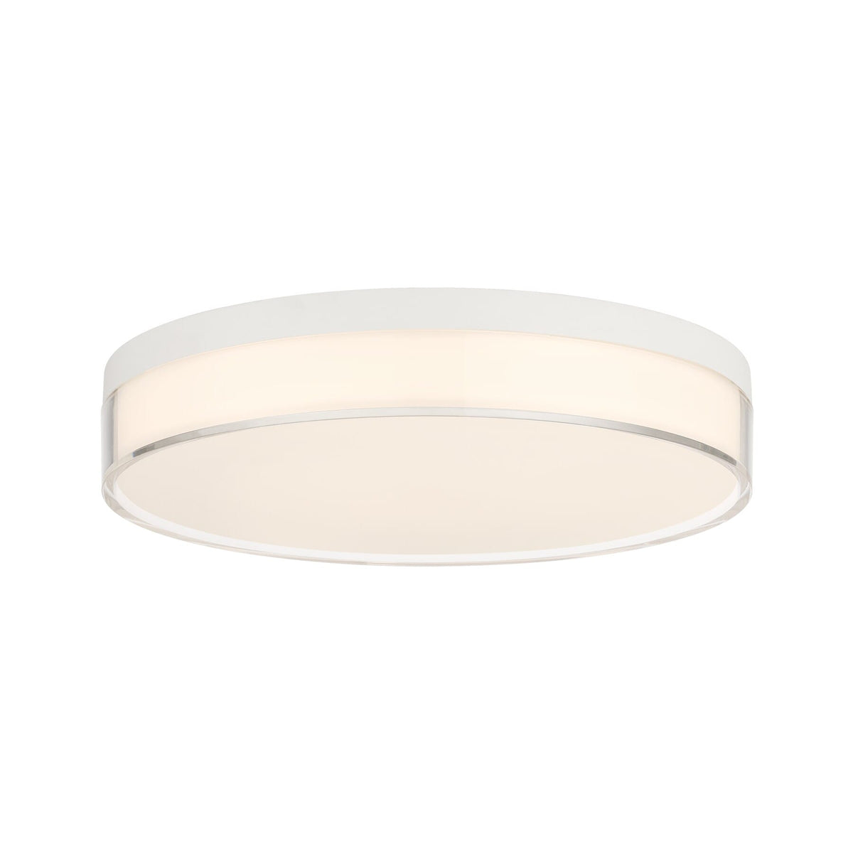 Savoy House 6-4444-11-WH Clarion 5CCT LED Acrylic Ceiling Light in White