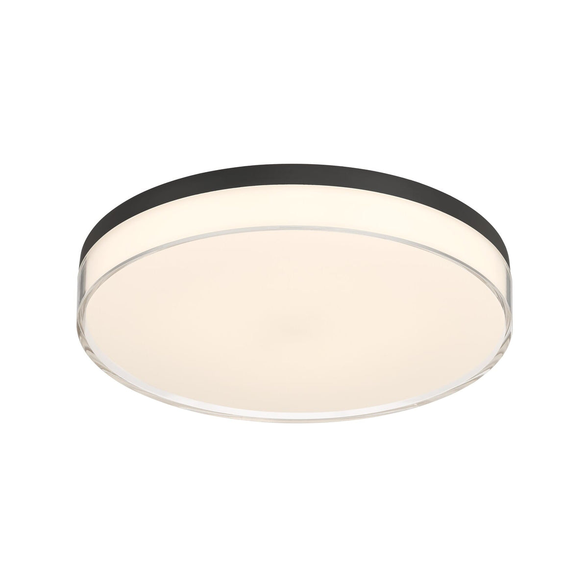 Savoy House 6-4444-13-BK Clarion 5CCT LED Acrylic Ceiling Light in Black