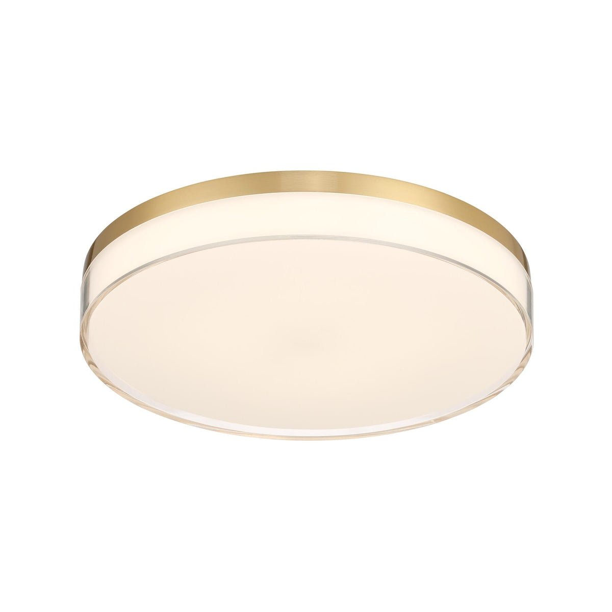 Savoy House 6-4444-13-BR Clarion 5CCT LED Acrylic Ceiling Light in Brass