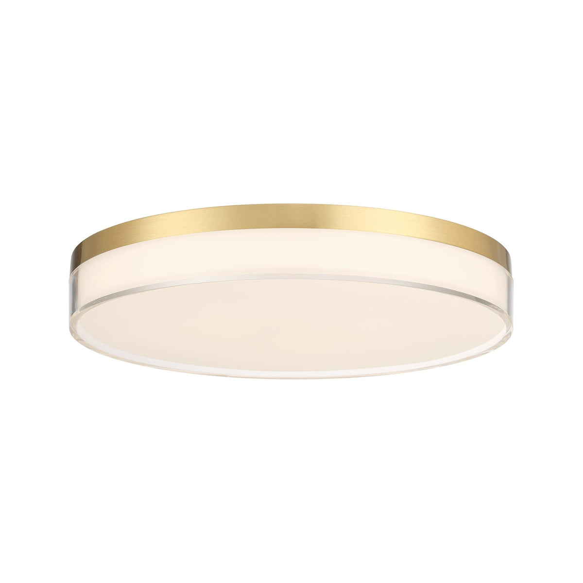 Savoy House 6-4444-13-BR Clarion 5CCT LED Acrylic Ceiling Light in Brass