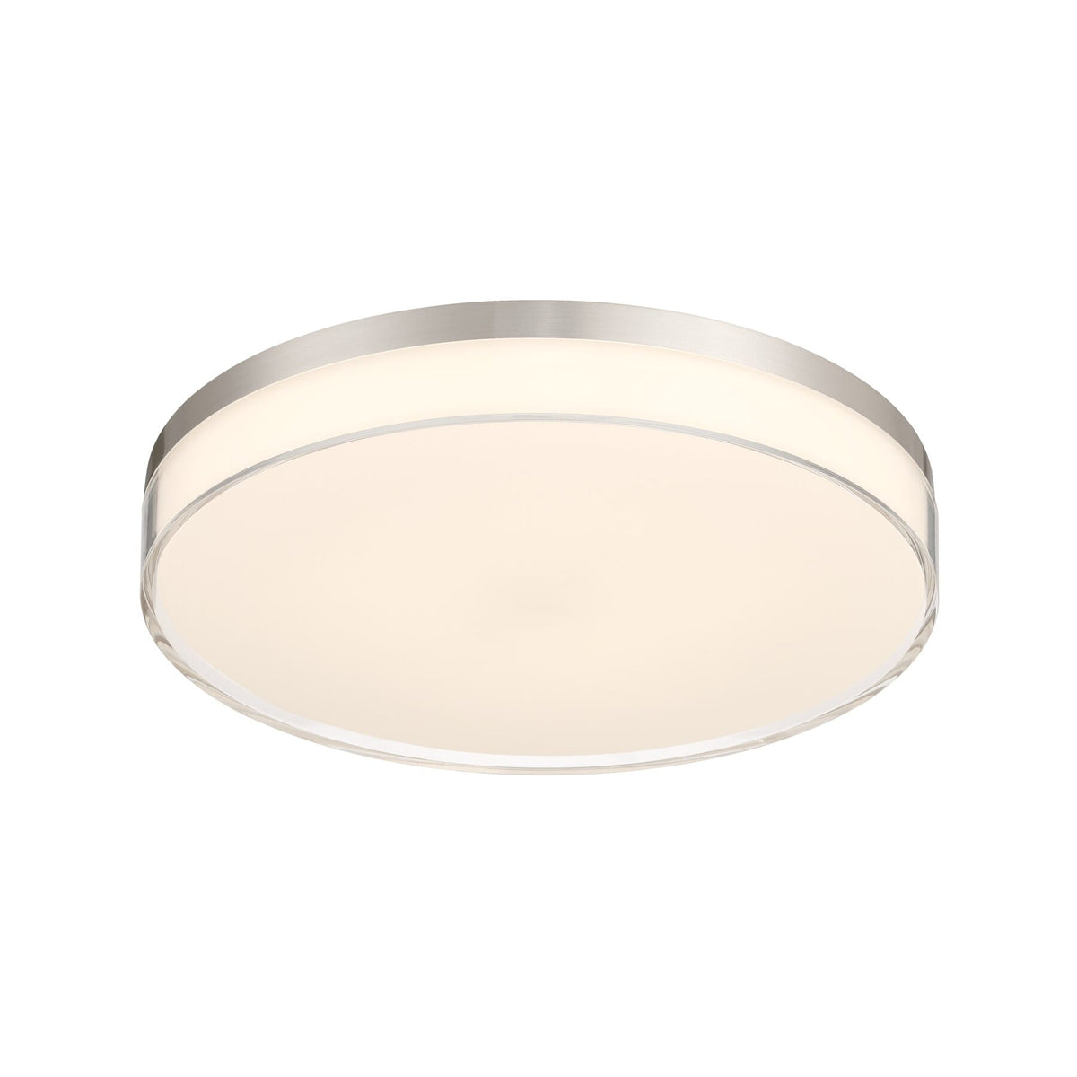 Savoy House 6-4444-13-SN Clarion 5CCT LED Acrylic Ceiling Light in Satin Nickel