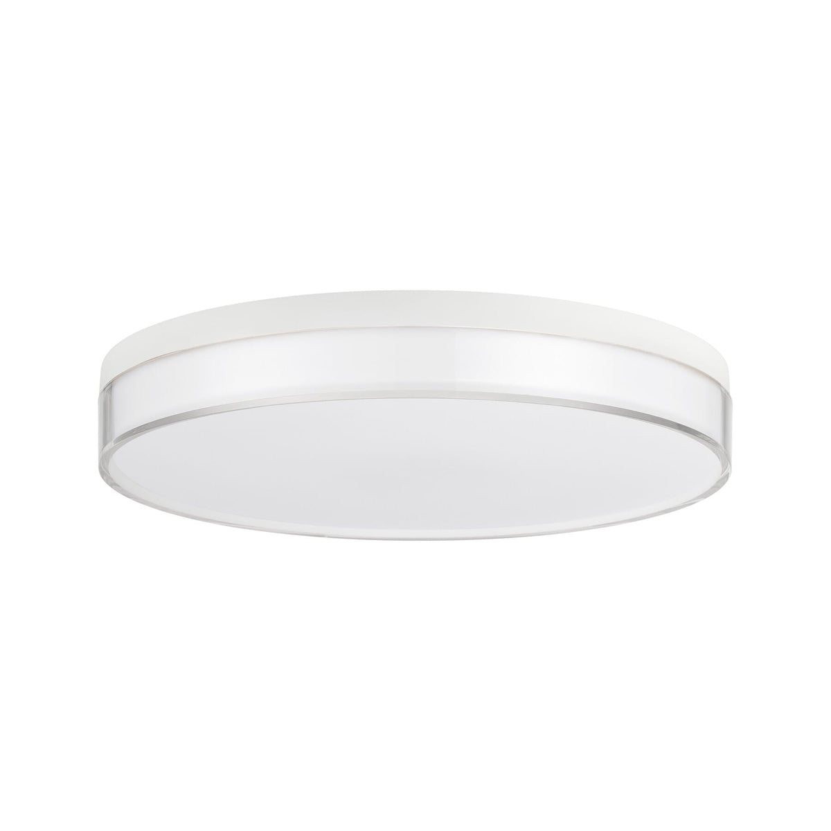 Savoy House 6-4444-13-WH Clarion 5CCT LED Acrylic Ceiling Light in White