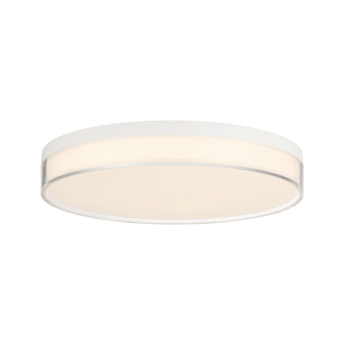 Savoy House 6-4444-13-WH Clarion 5CCT LED Acrylic Ceiling Light in White