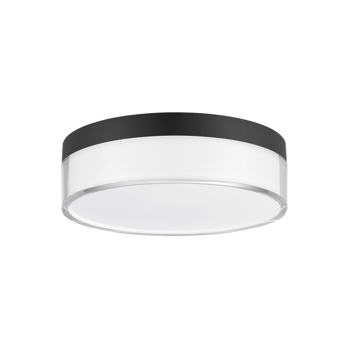 Savoy House 6-4444-7-BK Clarion 5CCT LED Acrylic Ceiling Light in Black