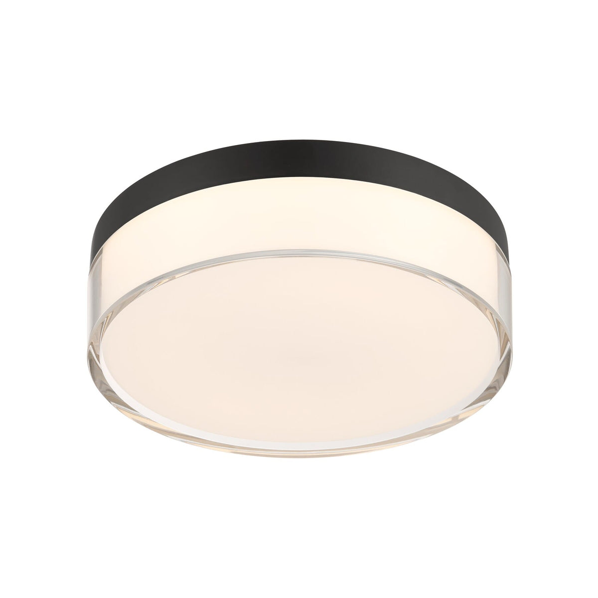 Savoy House 6-4444-7-BK Clarion 5CCT LED Acrylic Ceiling Light in Black