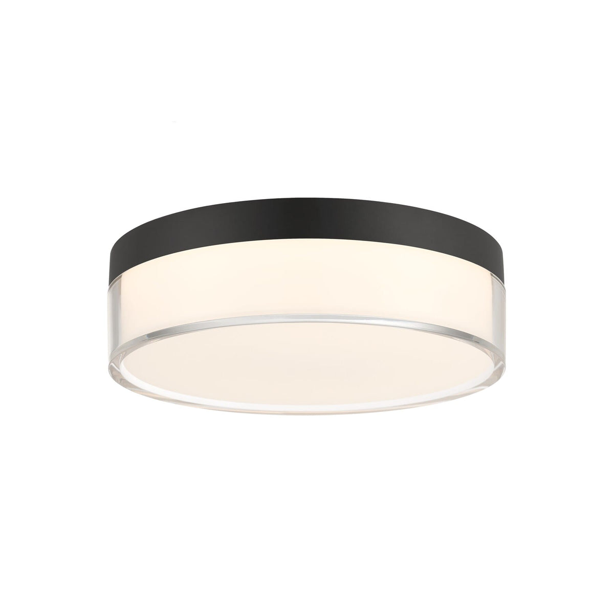 Savoy House 6-4444-7-BK Clarion 5CCT LED Acrylic Ceiling Light in Black