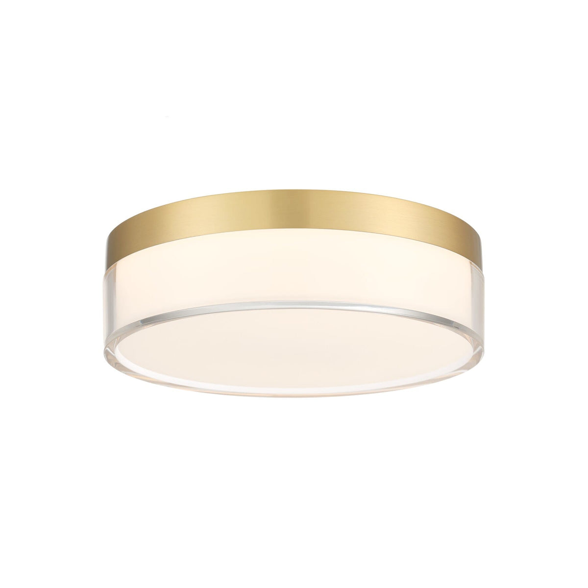 Savoy House 6-4444-7-BR Clarion 5CCT LED Acrylic Ceiling Light in Brass