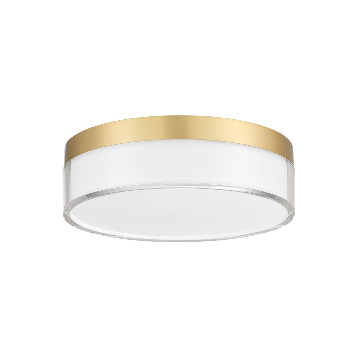Savoy House 6-4444-7-BR Clarion 5CCT LED Acrylic Ceiling Light in Brass