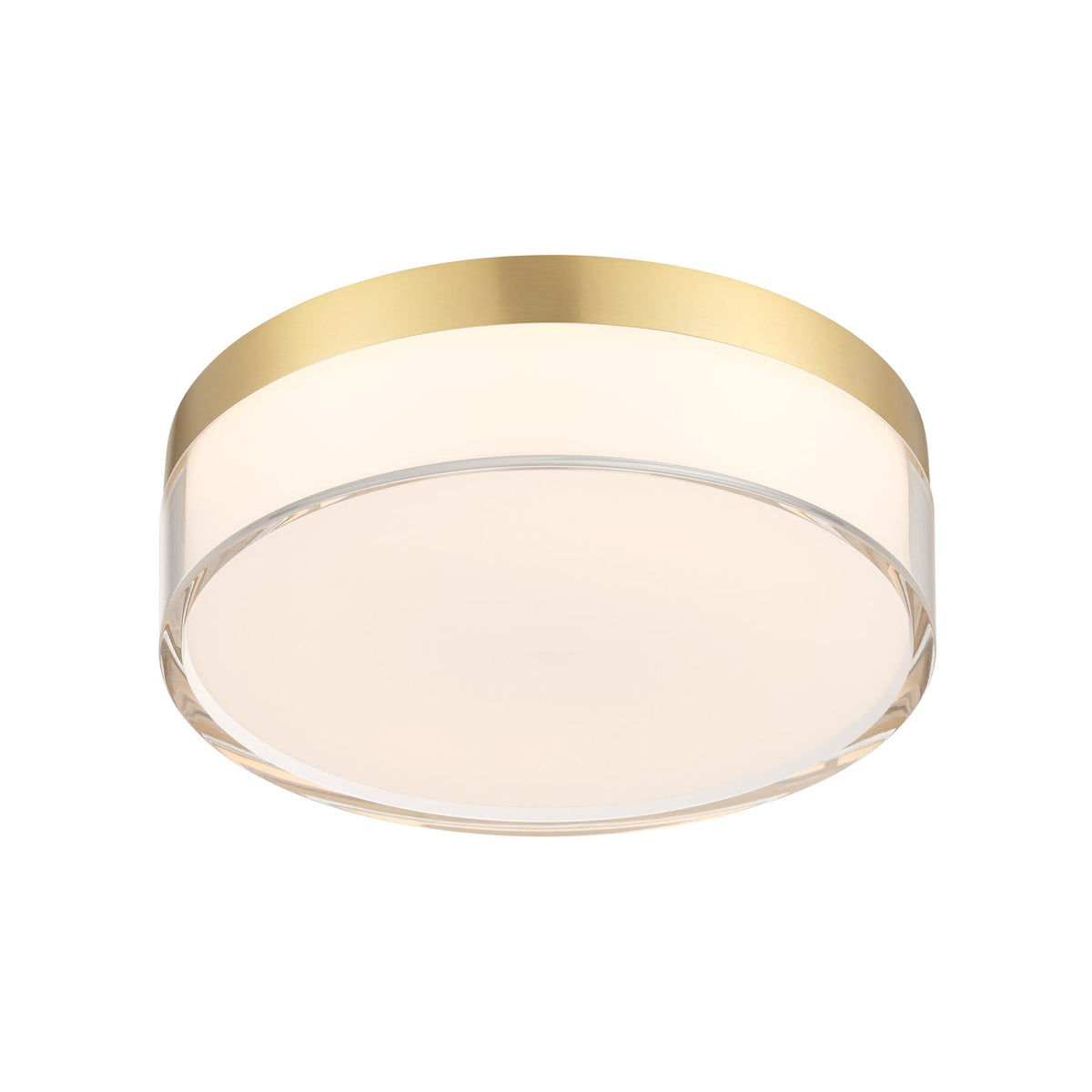 Savoy House 6-4444-7-BR Clarion 5CCT LED Acrylic Ceiling Light in Brass