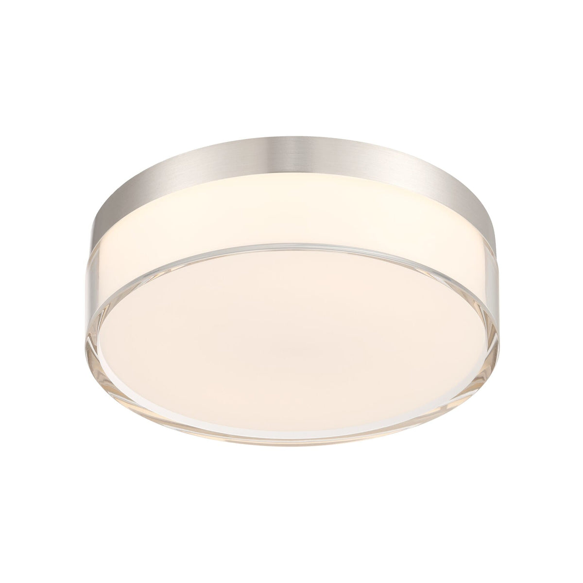 Savoy House 6-4444-7-SN Clarion 5CCT LED Acrylic Ceiling Light in Satin Nickel