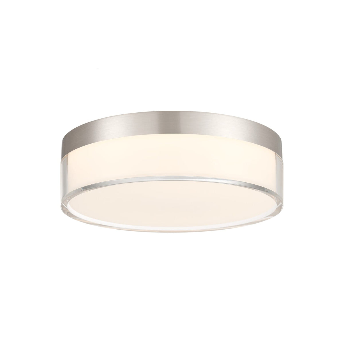 Savoy House 6-4444-7-SN Clarion 5CCT LED Acrylic Ceiling Light in Satin Nickel