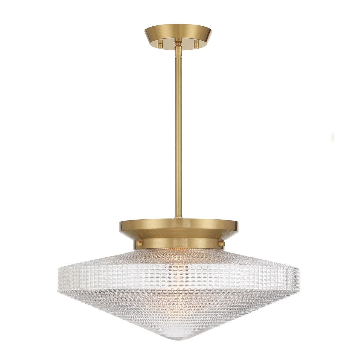 Savoy House 6-4464-1-322 Norwich Convertible Suspension en laiton chaud