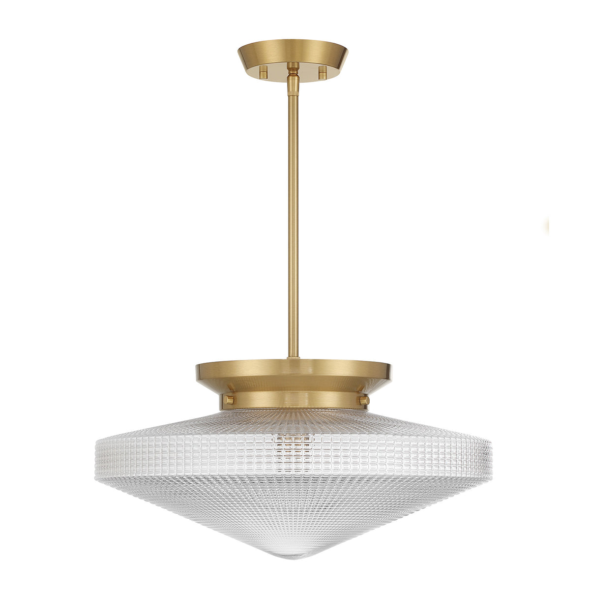 Savoy House 6-4464-1-322 Norwich Convertible Suspension en laiton chaud