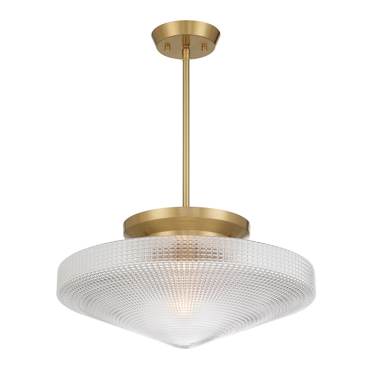 Savoy House 6-4464-1-322 Norwich Convertible Suspension en laiton chaud