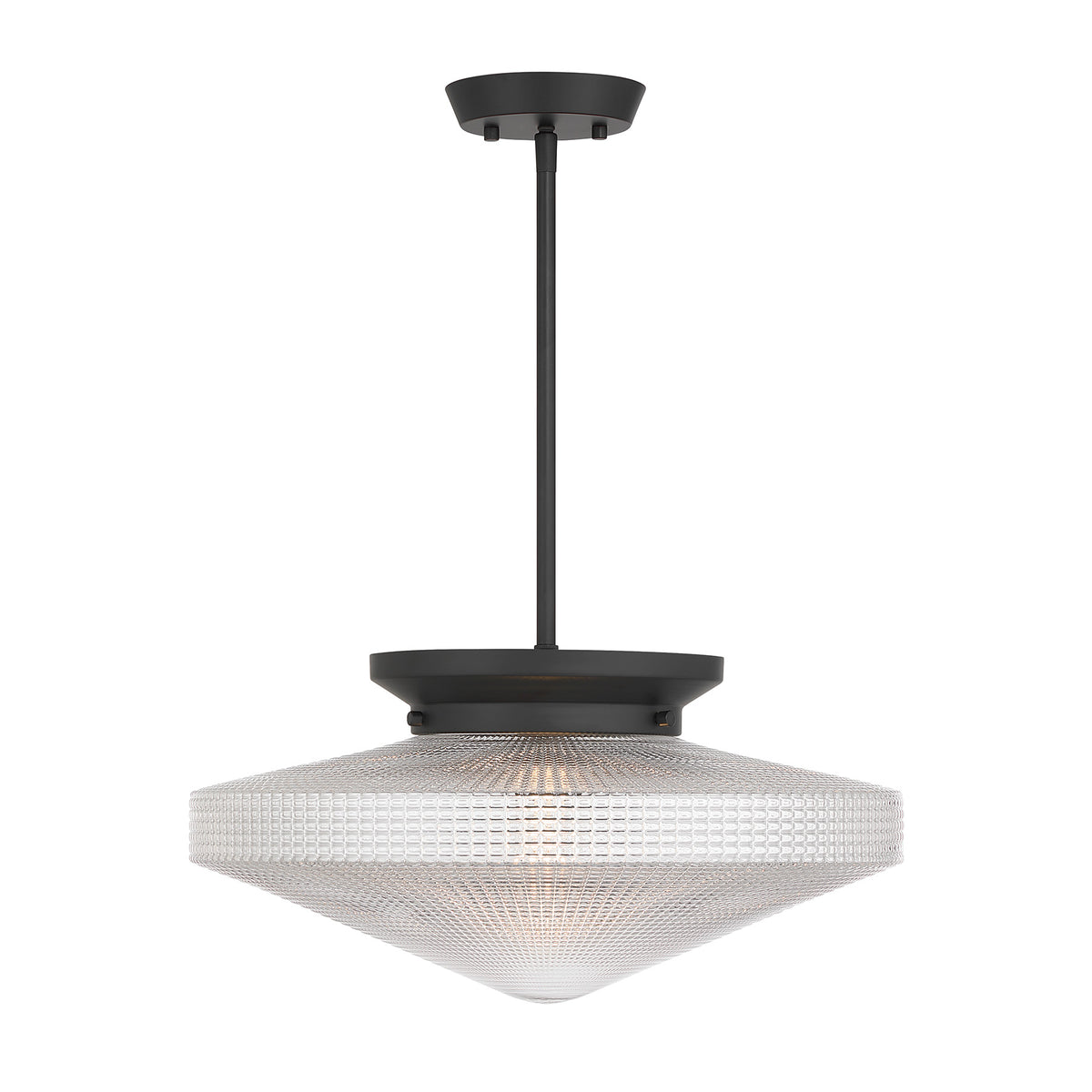 Savoy House 6-4464-1-89 Norwich Convertible Suspension en noir mat